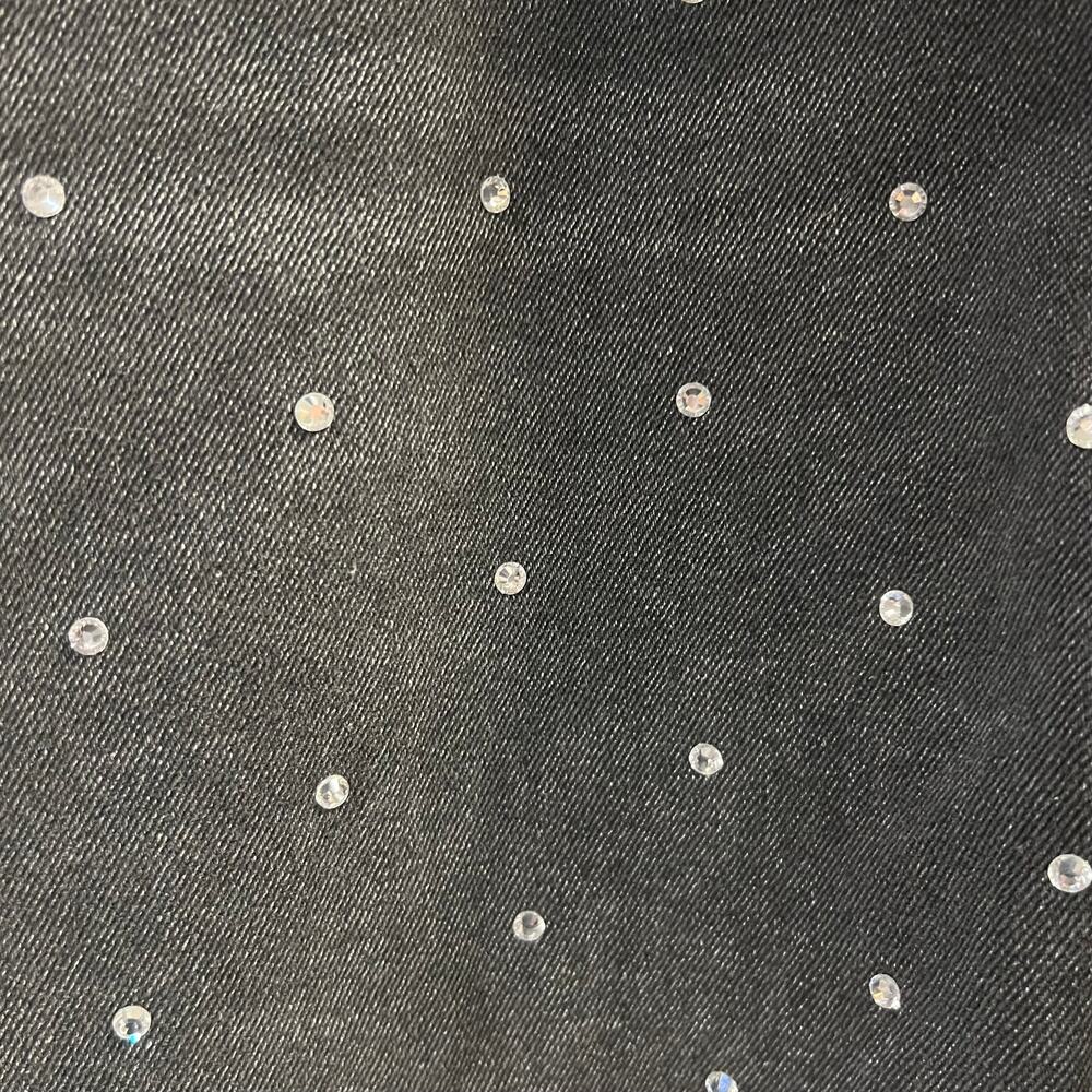 Simple Society Women's Black Ankle Jeans with Rhinestones Size 15